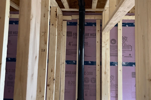 new plumbing install.