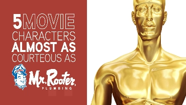 5 movie characters almost as courteous as Mr. Rooter title next to oscar award