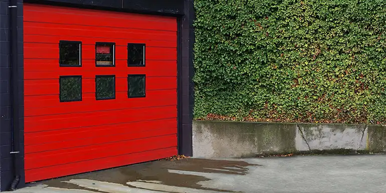 Water Leaking from under a Garage Door