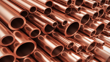 Copper pipes used during pipe leak repair by Mr. Rooter Plumbing