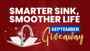 Smarter Sink, Smoother Life September Giveaway graphic.