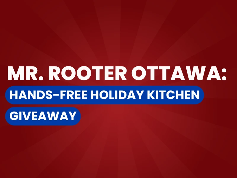 Hands-Free Holiday Kitchen Giveaway graphic.