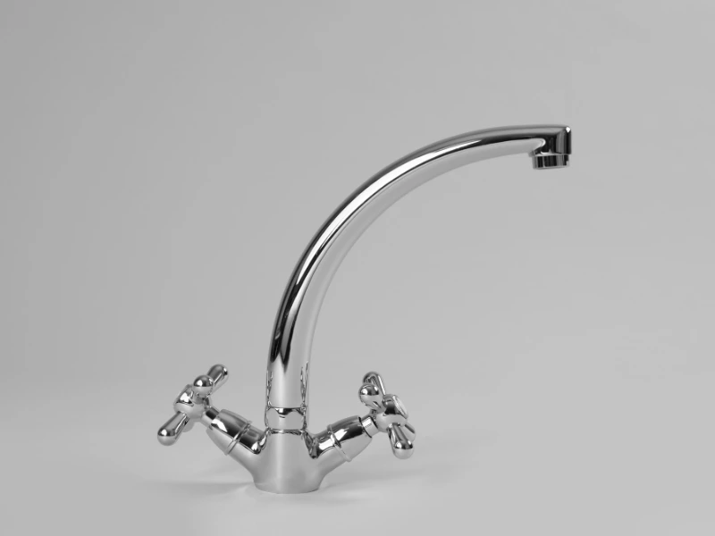Double handle faucet.