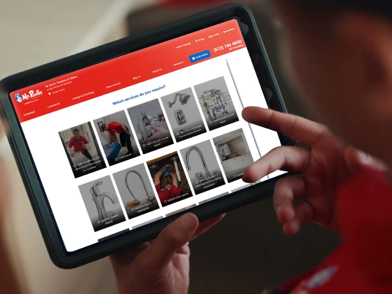 Sewer Line repair estimate image.